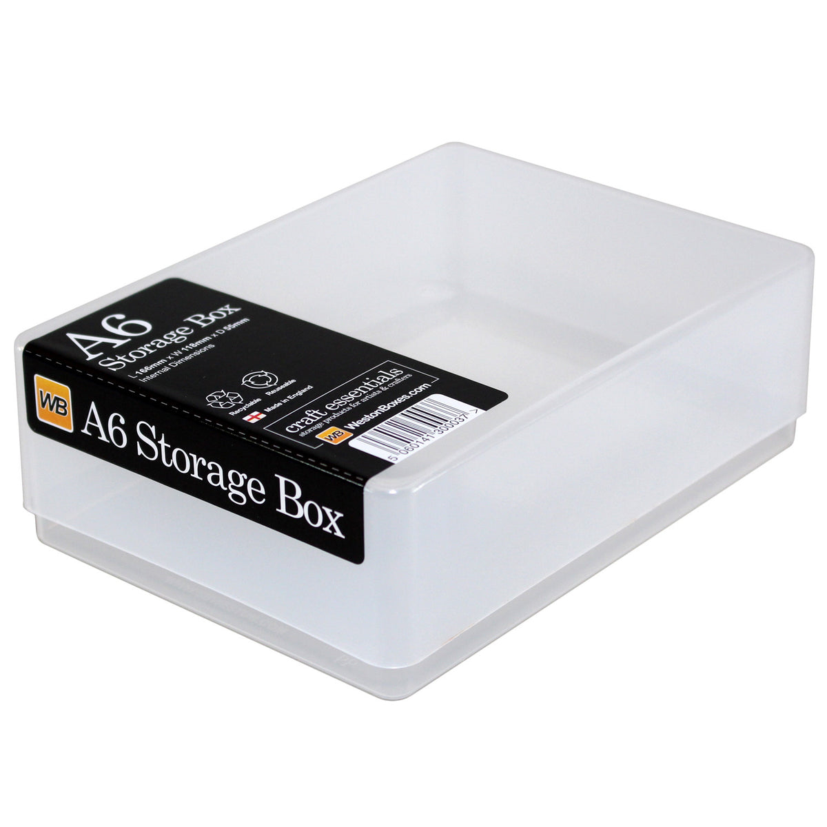 weston boxes  WestonBoxes A4 Plastic Craft Storage Boxes with